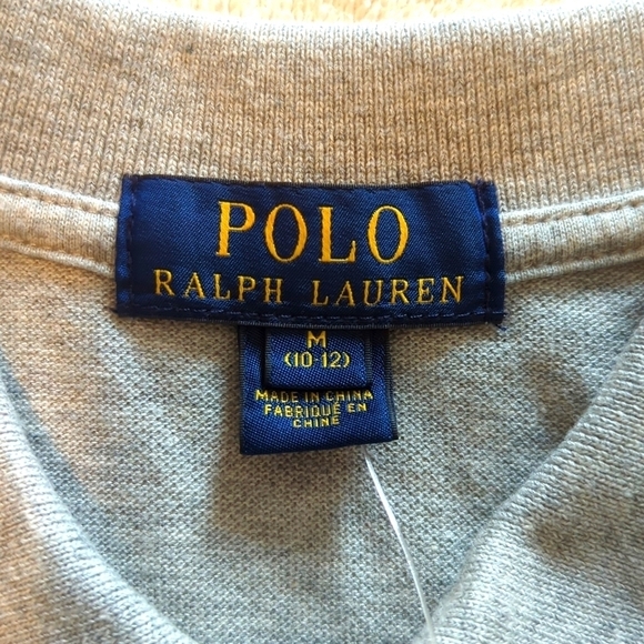 Polo Ralph Lauren Grey Boy's Medium size T-shirt. - Picture 3 of 9
